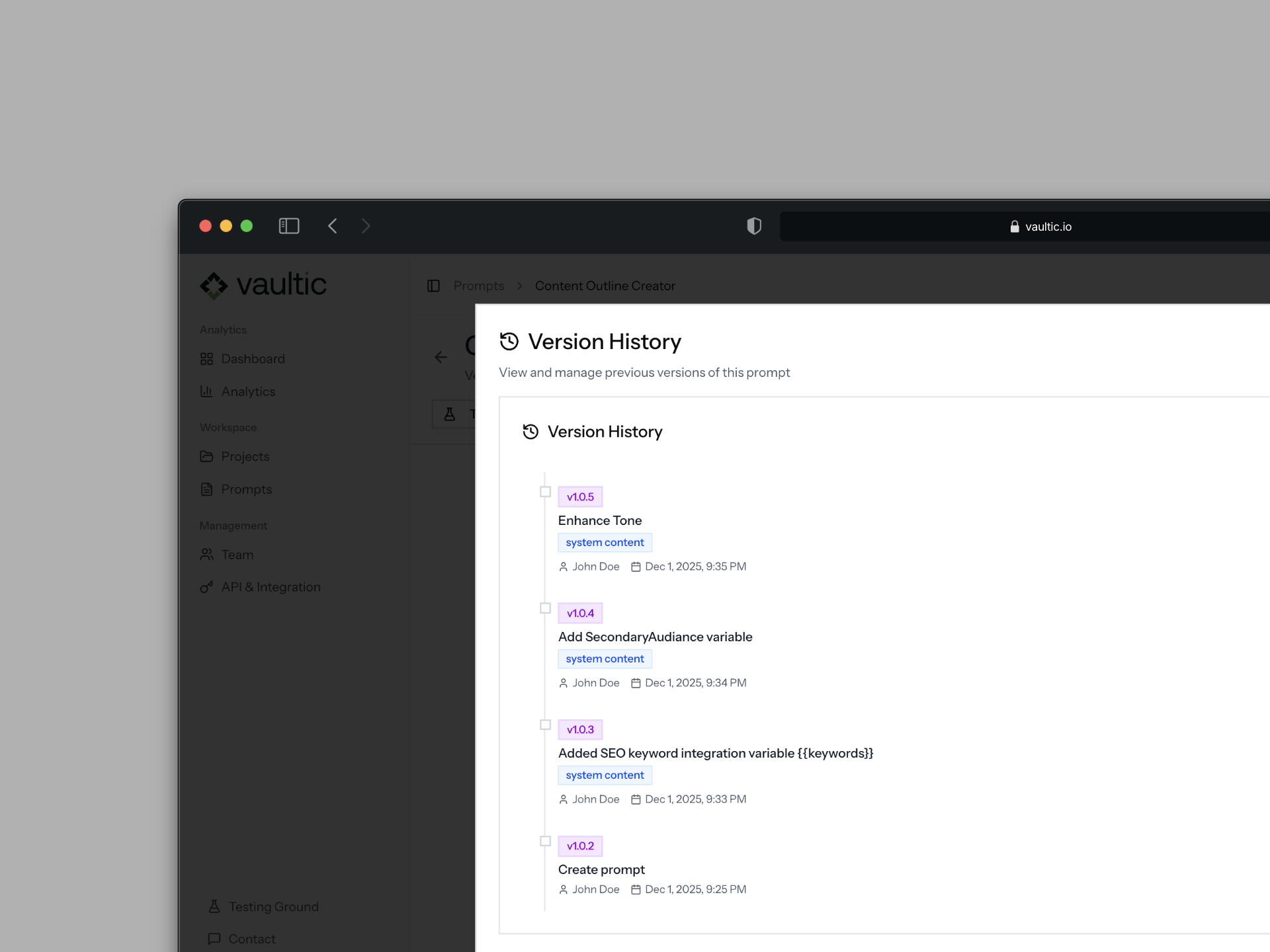 Vaultic gallery image