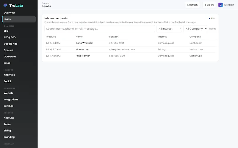 TruLata screenshot 3