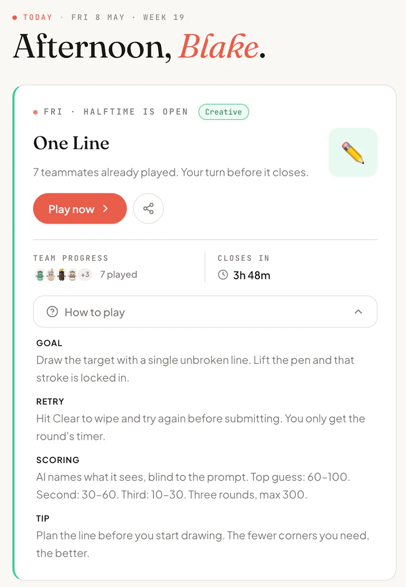 Halftime screenshot 3