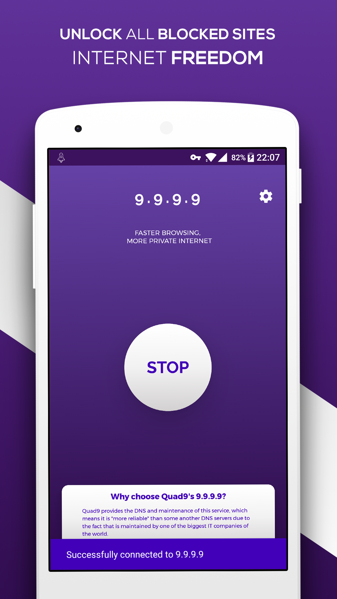 9.9.9.9 - Internet Speed Booster & Unblock Sites gallery image