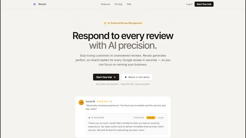 Revaio screenshot 1 (video preview)