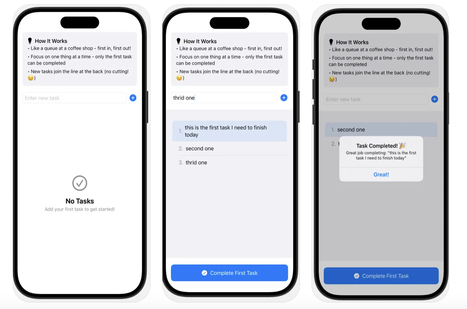 Task FIFO - Prima nella prima app da fare che batte la procrastinazione media 1