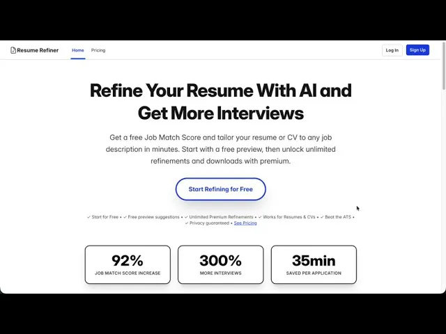 Resume Refiner AI gallery image