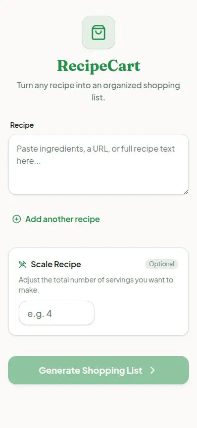 RecipeCart gallery image