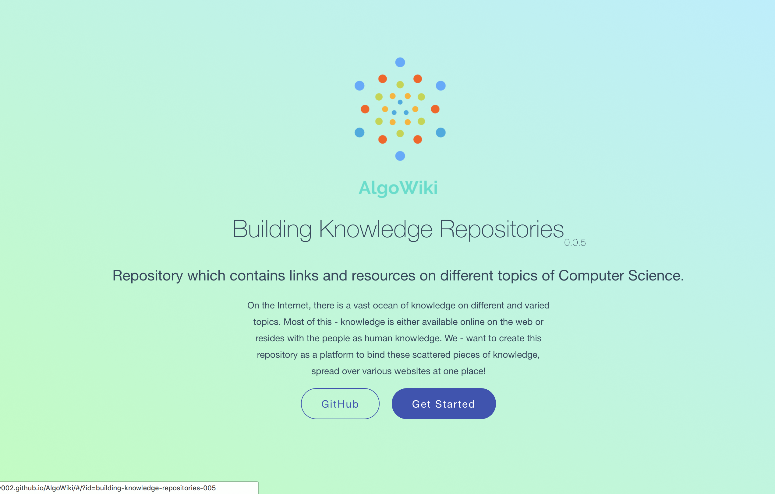 AlgoWiki - Building Knowledge Repositories gallery image