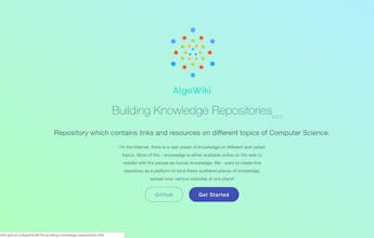 AlgoWiki - Building Knowledge Repositories gallery image