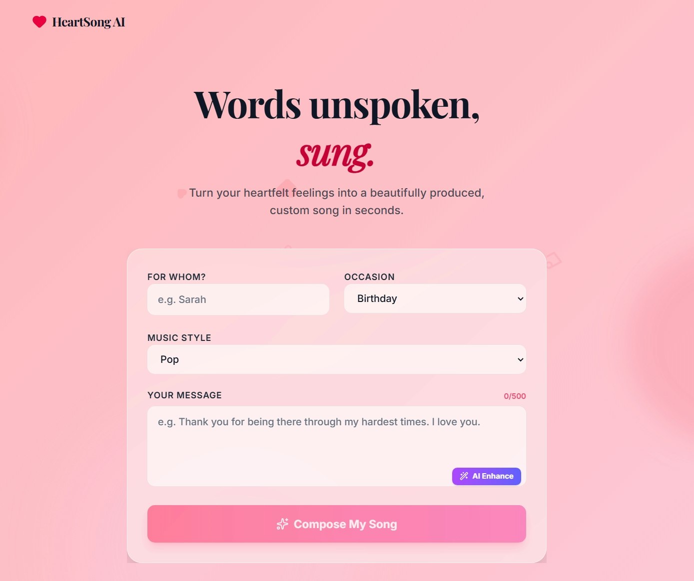 HeartSong AI