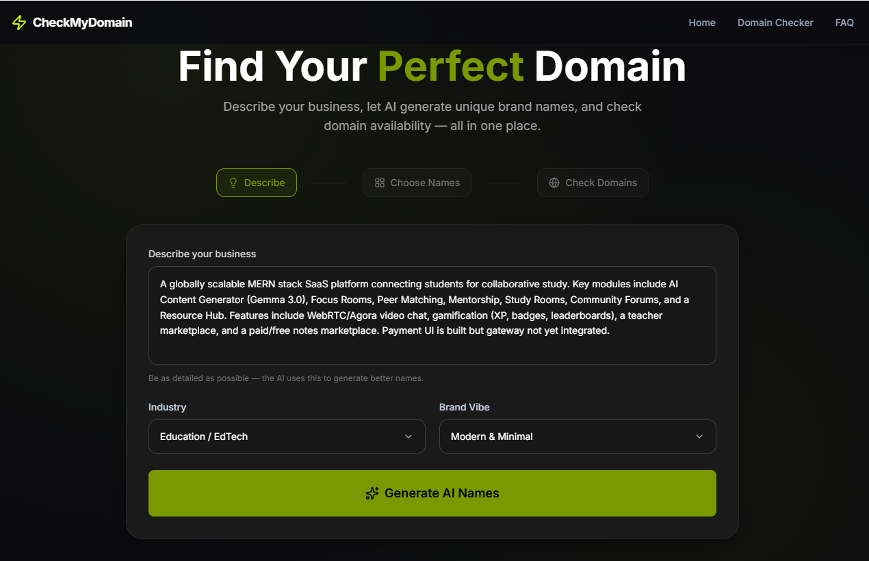 CheckMyDomain - Screenshot 5 showing product features and functionality