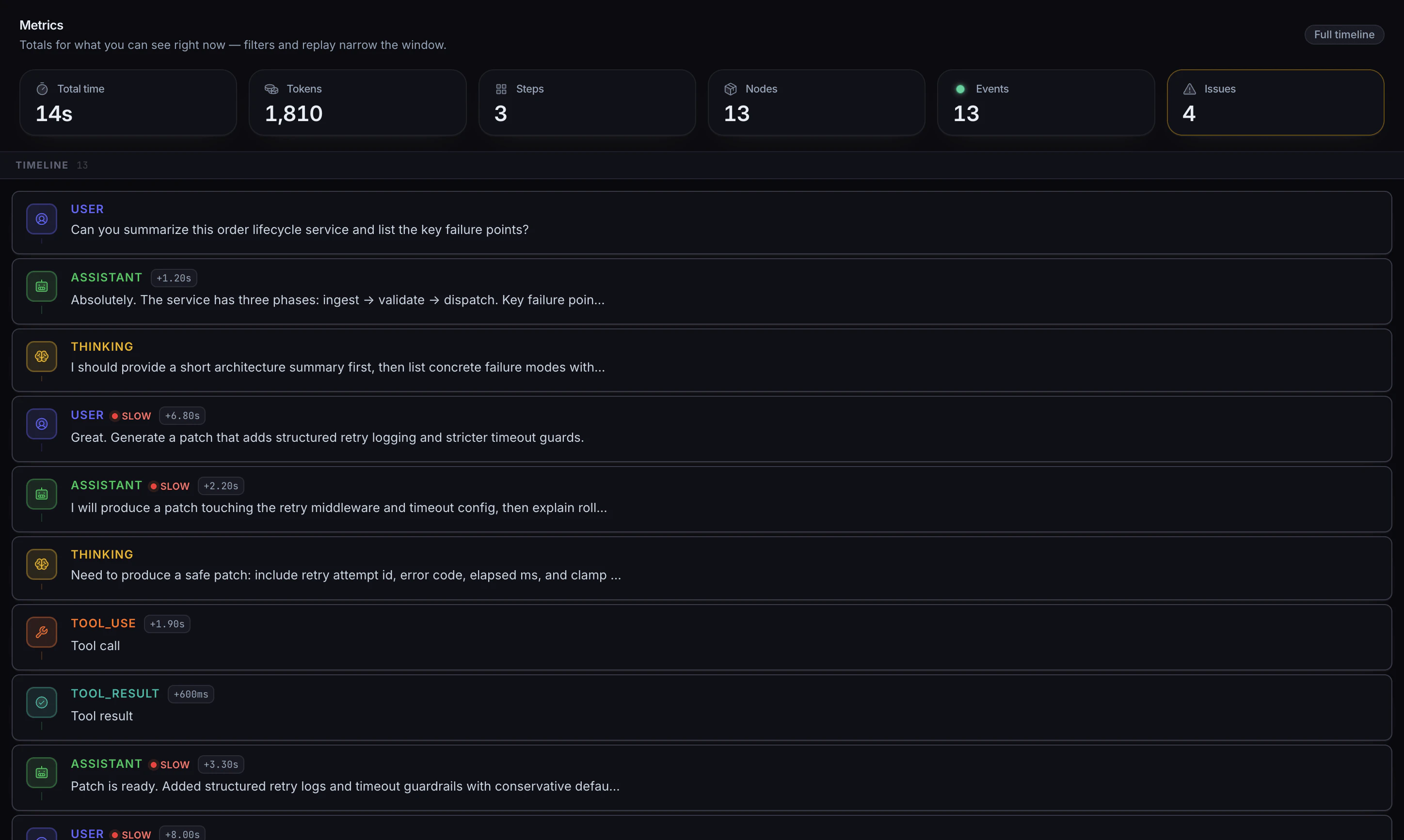 AgenticLens screenshot 3