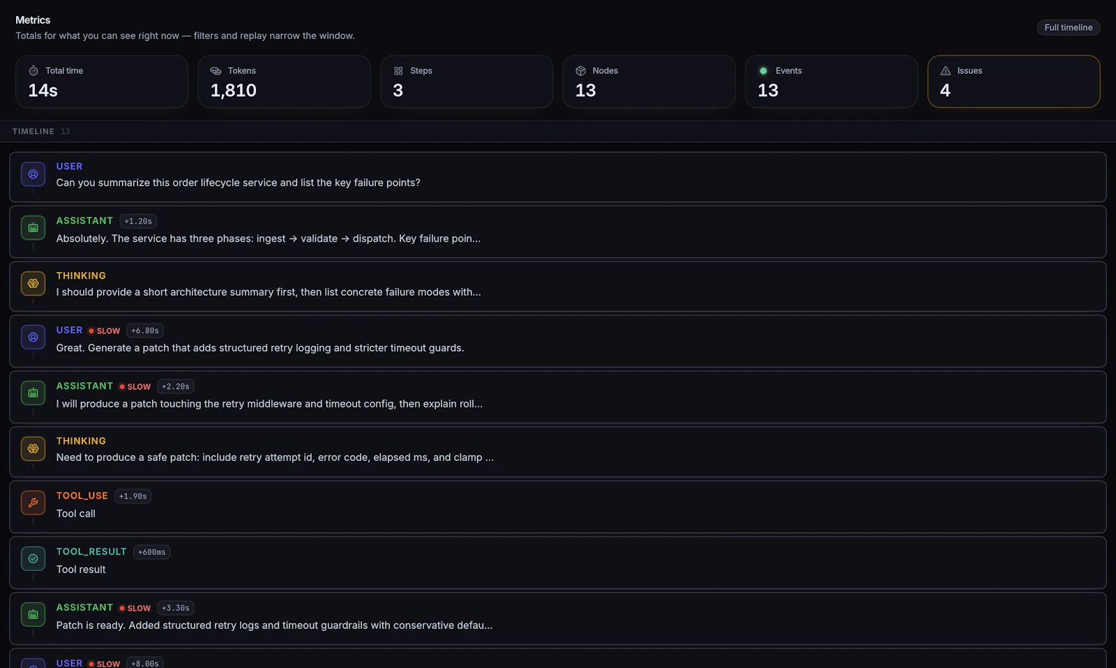 AgenticLens screenshot 4