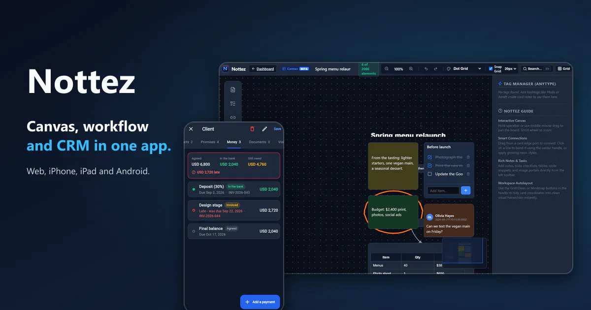 Nottez.app gallery image