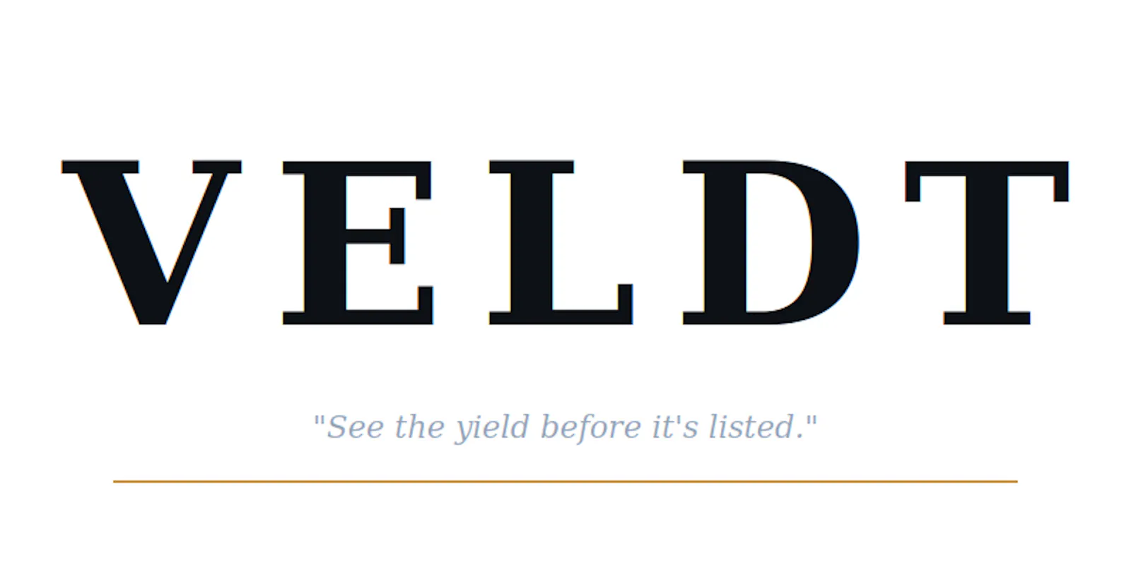 VELDT - See the yield before it's listed screenshot 2