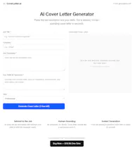 AI Cover Letter Generator gallery image