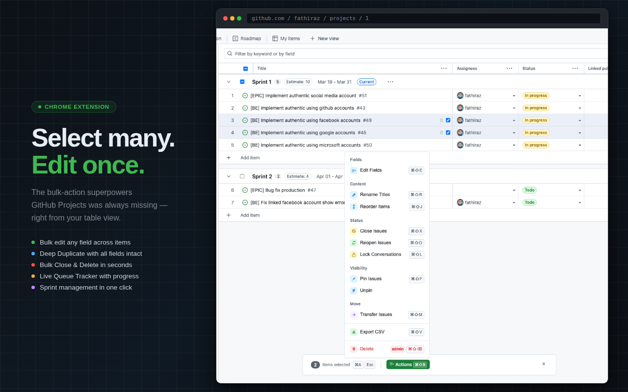 Refined GitHub Projects gallery image