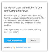 Mobile AuthedMine gallery image