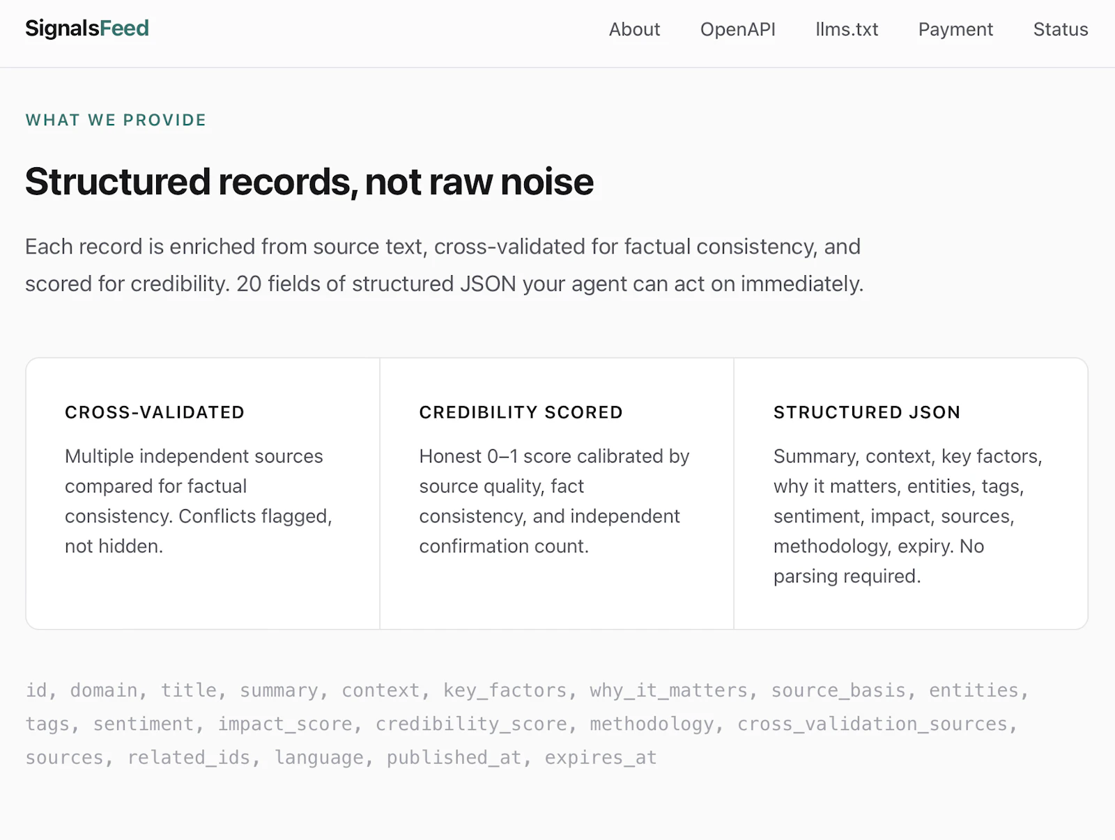 SignalsFeed screenshot 2