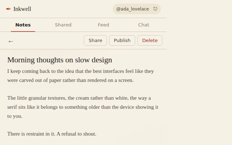 Inkwell screenshot 3