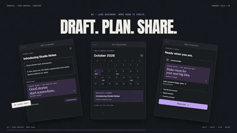 Narraio screenshot 1 (video preview)