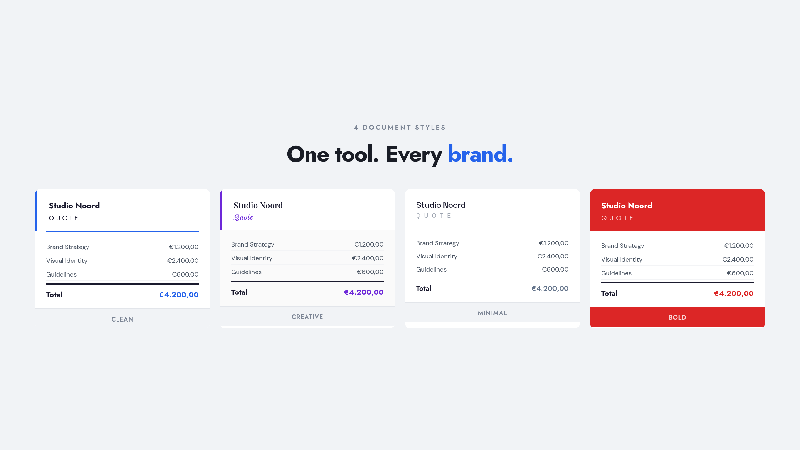 Quote & Proposal Builder gallery image