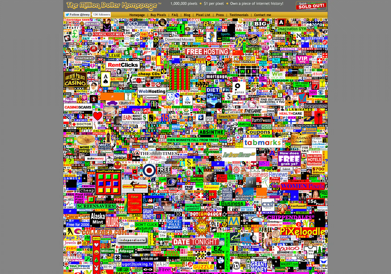 Million Dollar Homepage