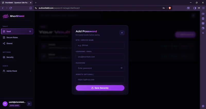 ShorShield screenshot 2