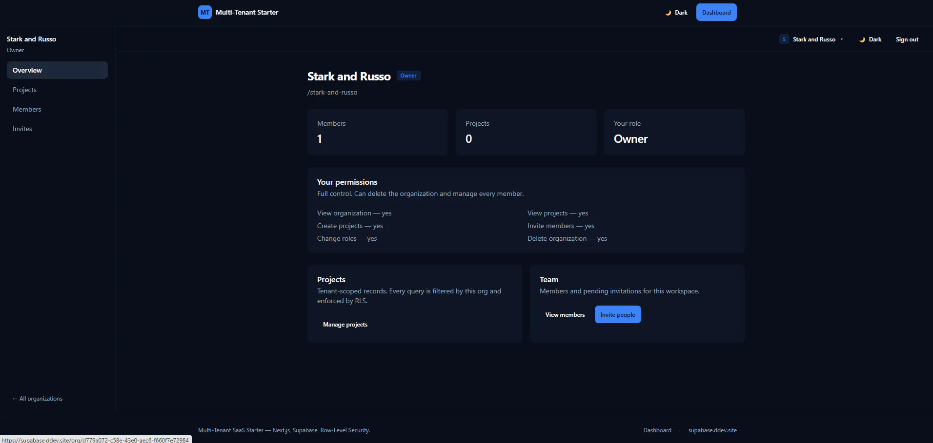  Supabase Multi-Tenant SaaS Next.js  gallery image