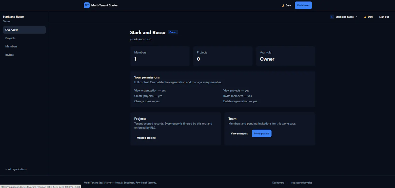 Supabase Multi-Tenant SaaS Next.js  screenshot 8