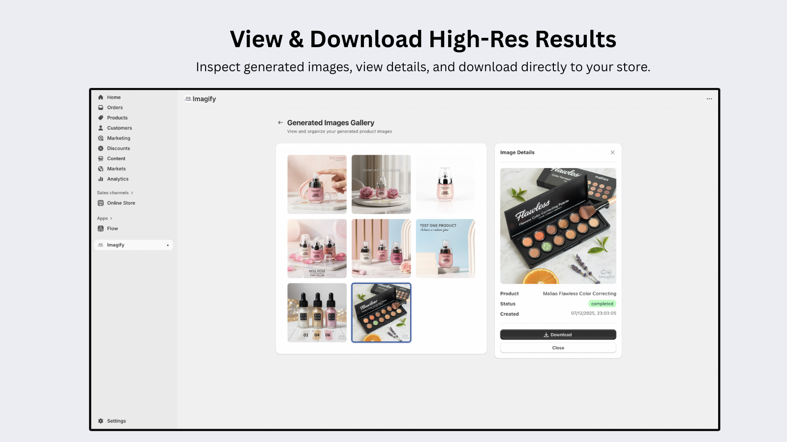 Imagify - Screenshot 4 showing product features and functionality