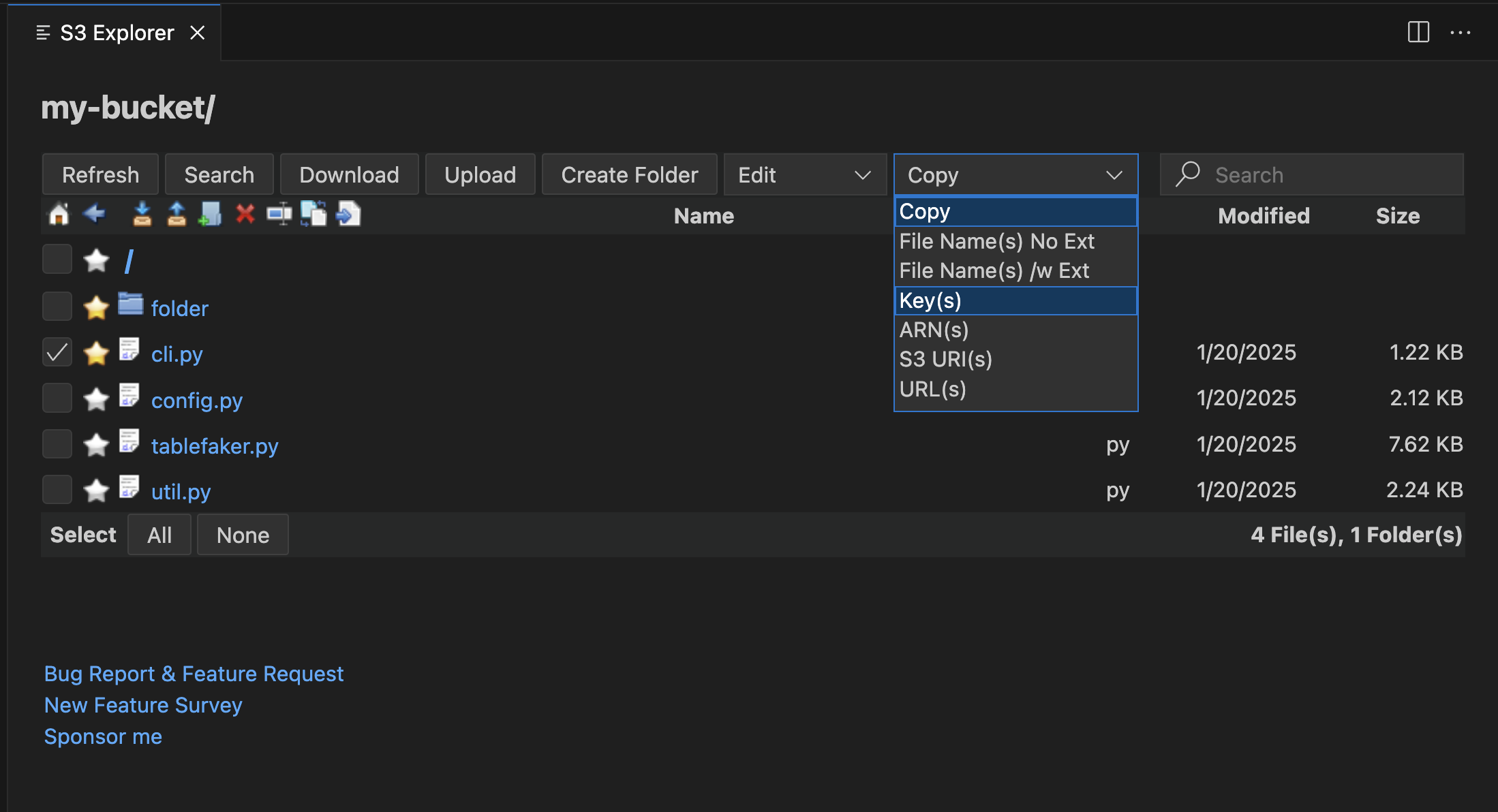 AWS S3 Extension for Visual Studio Code gallery image
