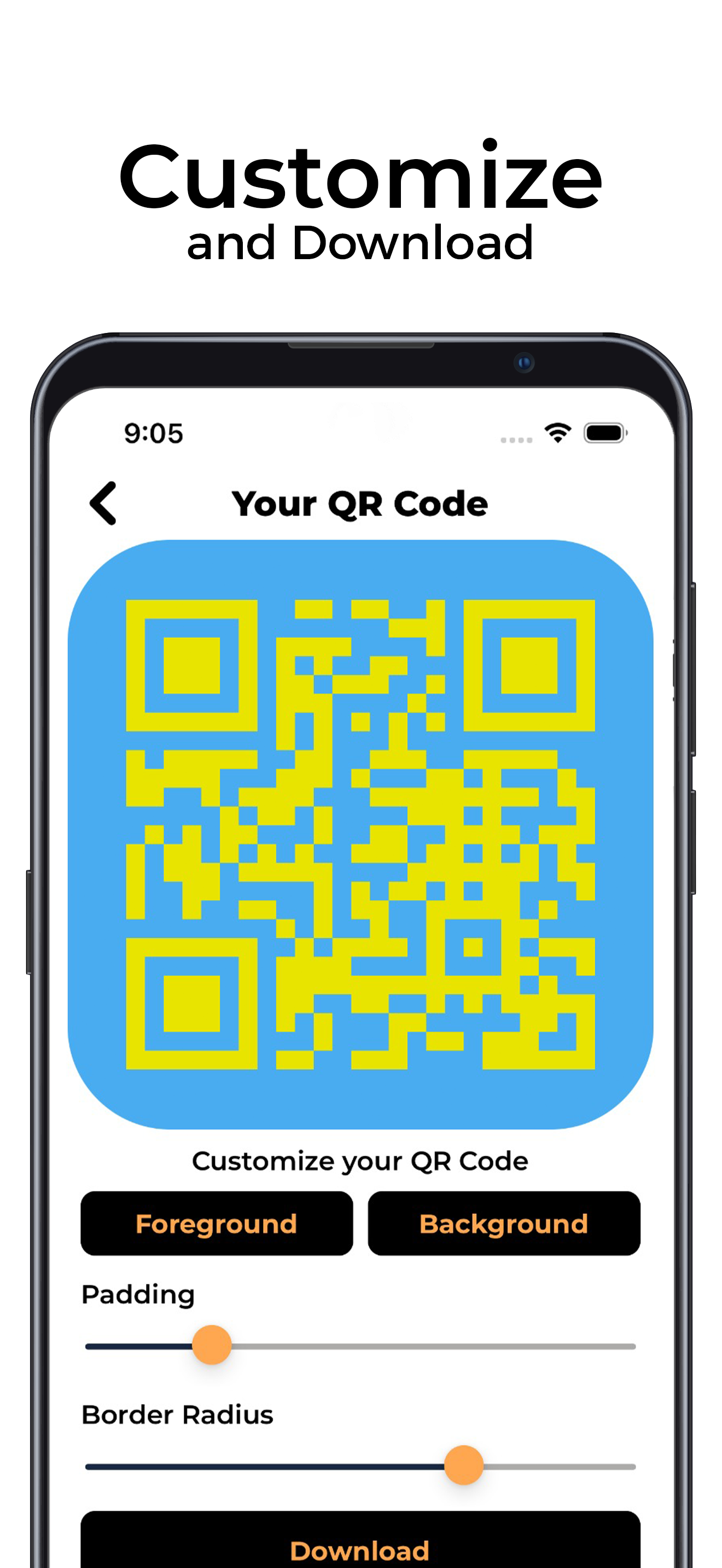 IOS ऐप का प्रतीक है - QR कोड और बारकोड उत्पन्न करने के लिए iOS ऐप मीडिया 6