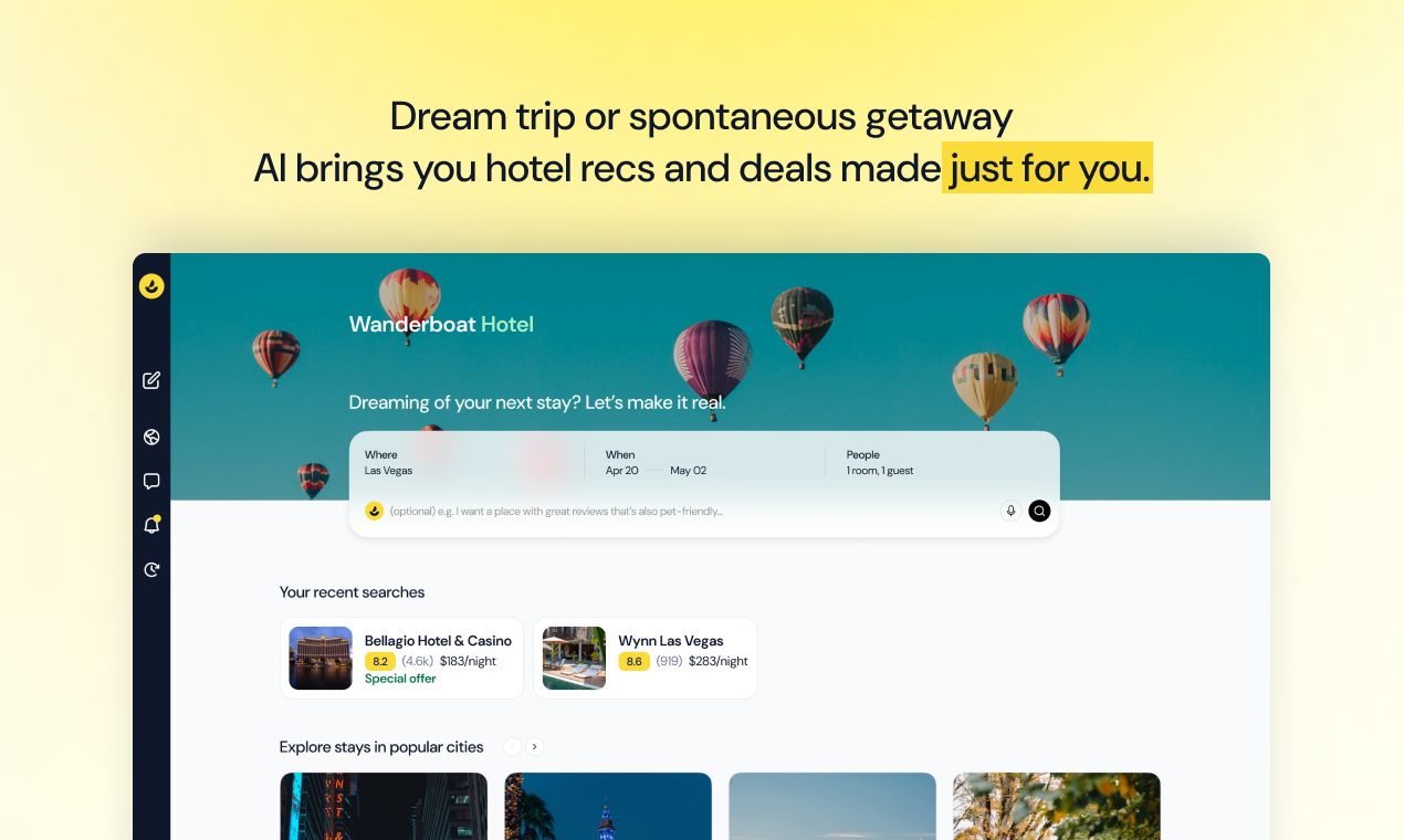 Wanderboat 2.0 - AI kısayolunuz yemek, görmek ve yapmak için en iyi yerlere kısayol medya 5