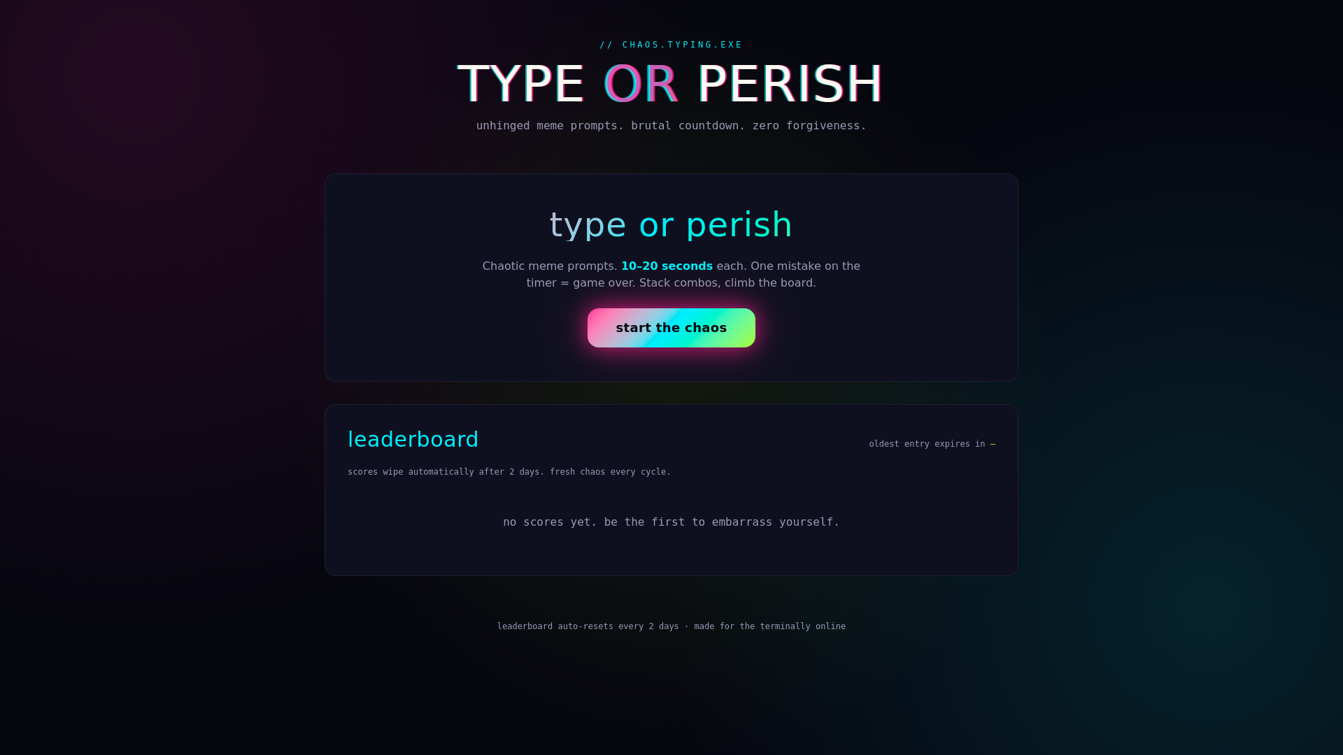 KeySmash — chaotic typing under pressure gallery image