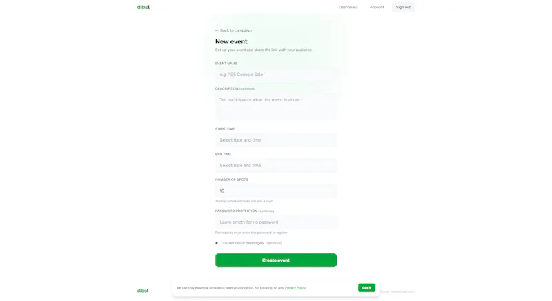 dibsl screenshot 2