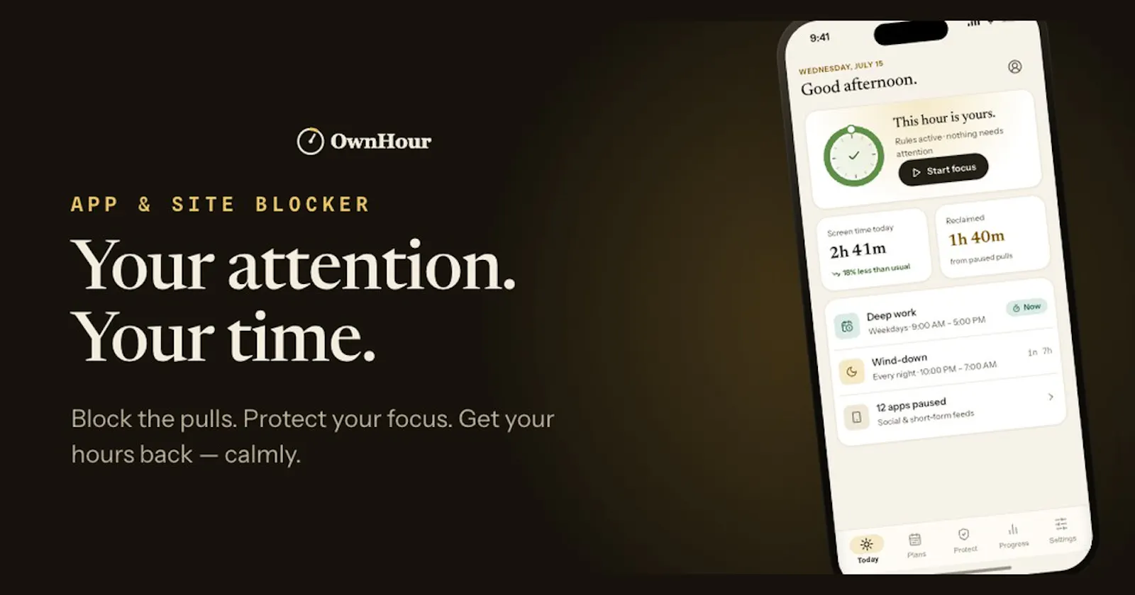 OwnHour screenshot 1