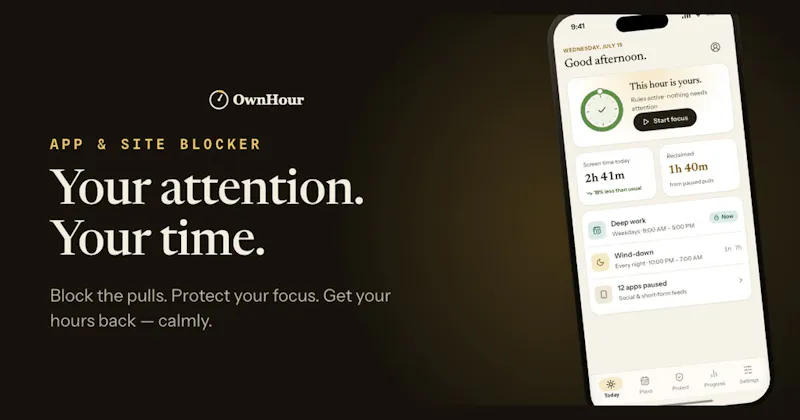 OwnHour screenshot 1