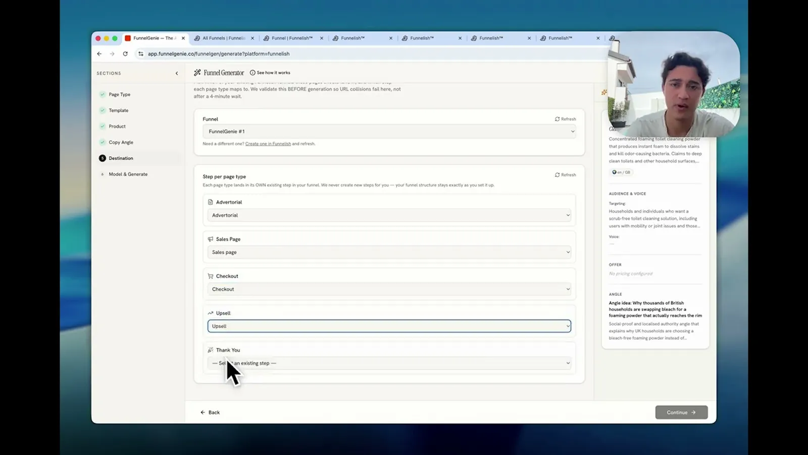 FunnelGenie - Ecom Funnels In Seconds screenshot 1 (video preview)