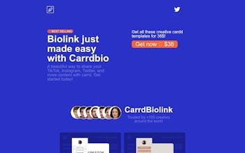 Carrd Biolink Template v.1.0 gallery image