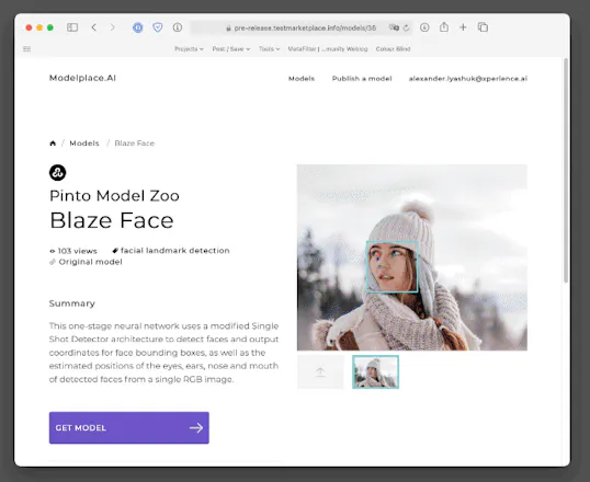Modelplace.AI, the AI Model Marketplace gallery image