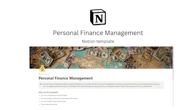 Personal Finance Management - Notion gallery image