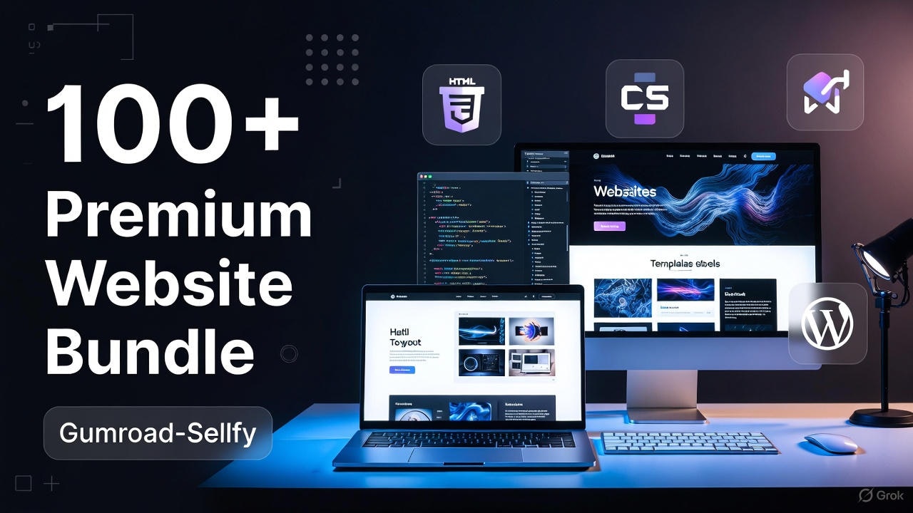100+ Website Templates Bundle gallery image