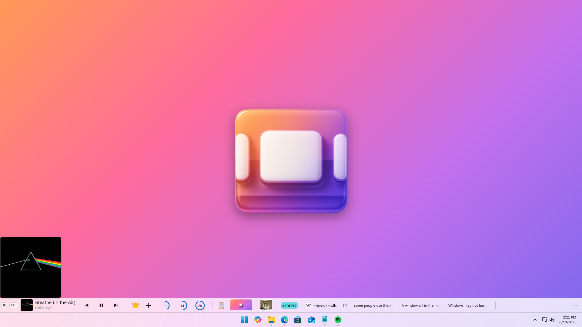 Mídia 10 de Janela - Barra de comando universal movida a IA para Windows