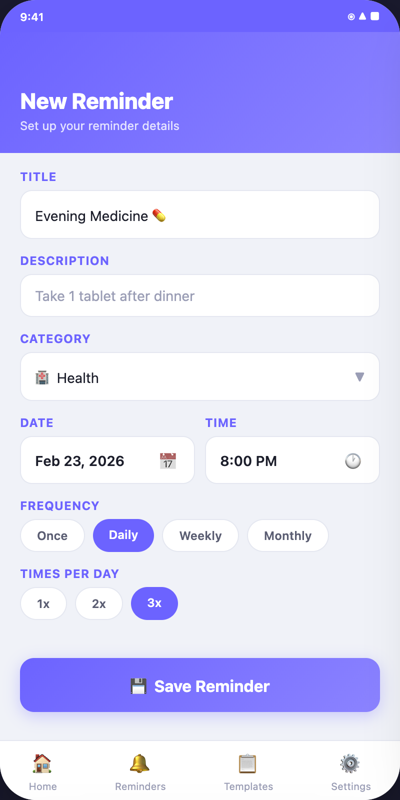 Remindrr The Smart Reminder & Alarm App gallery image