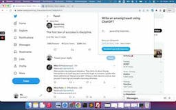 TwitterGPT Chrome Extension media 1