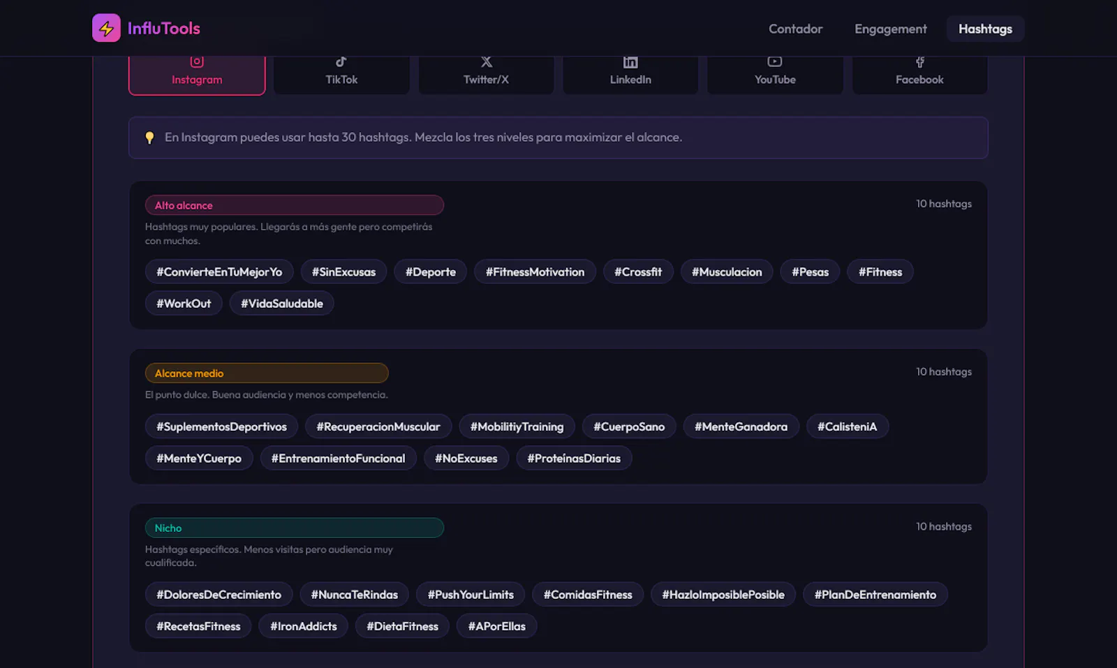 InfluTools- for Spanish content creators screenshot 4