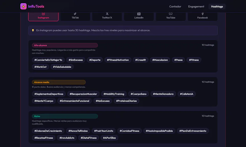 InfluTools- for Spanish content creators screenshot 4