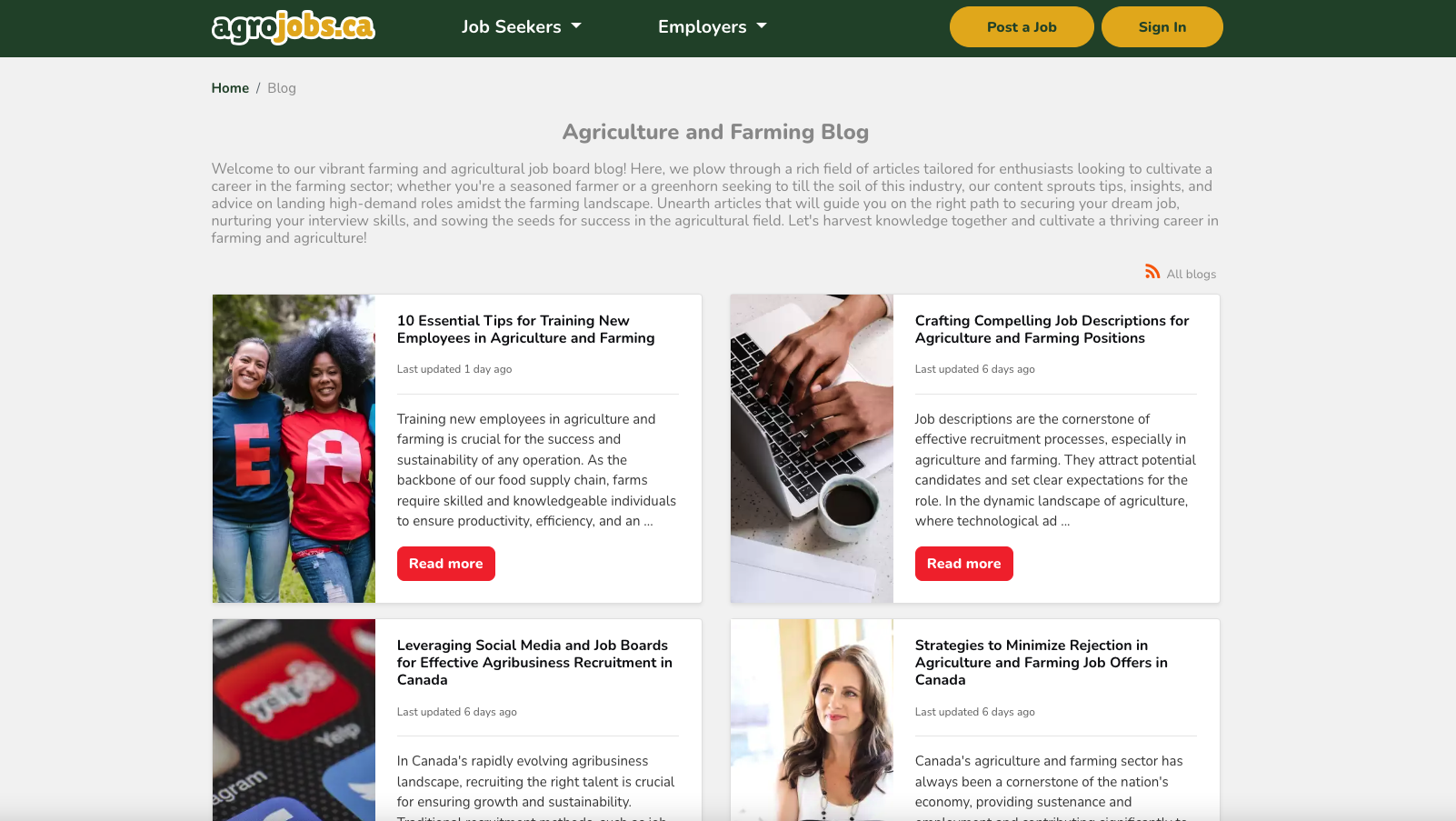 AgroJobs.ca - Откройте для себя работу своей мечты в сельском хозяйстве медиа 6