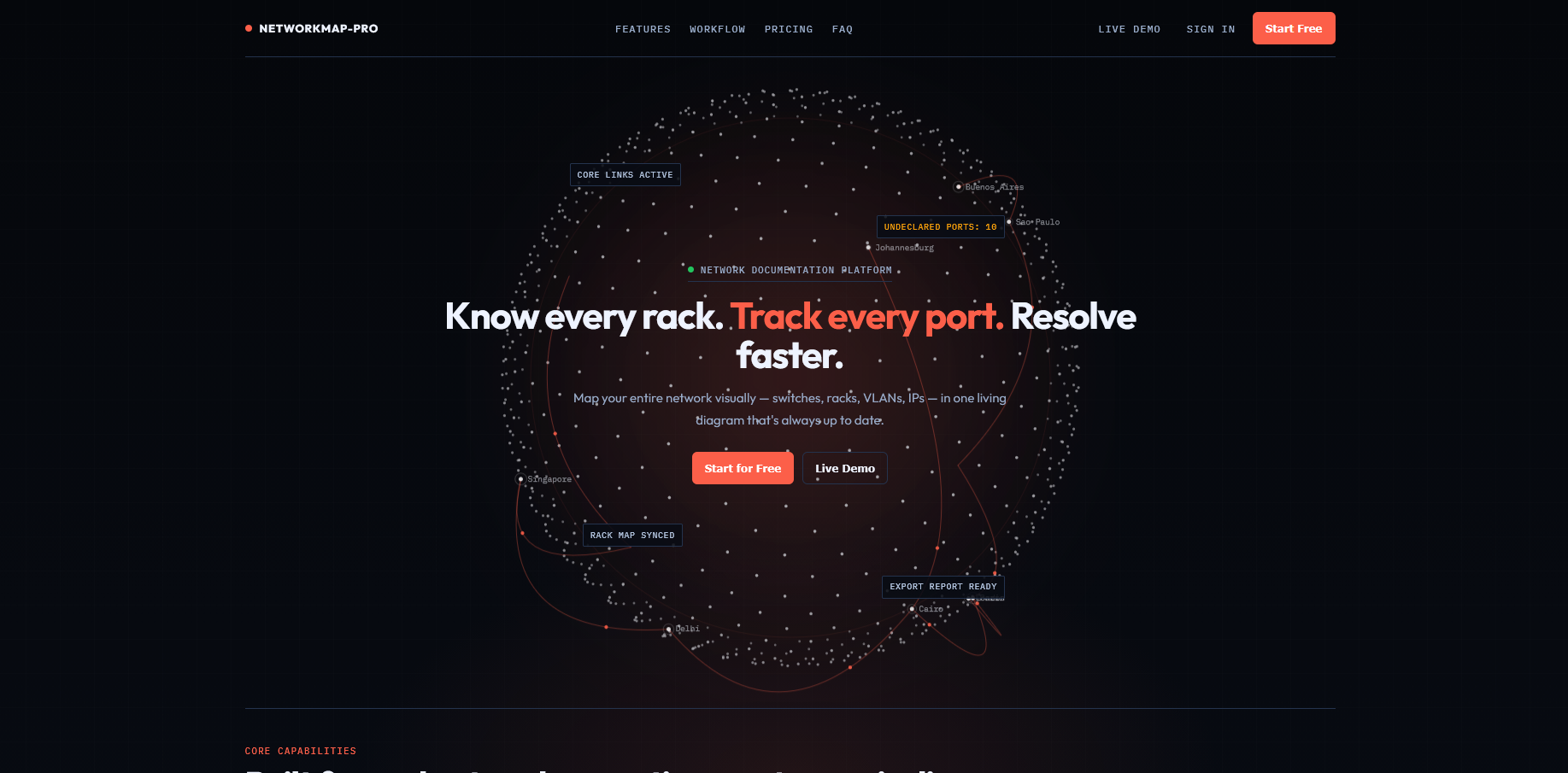 NetworkMap-Pro - Screenshot 2 showing product features and functionality