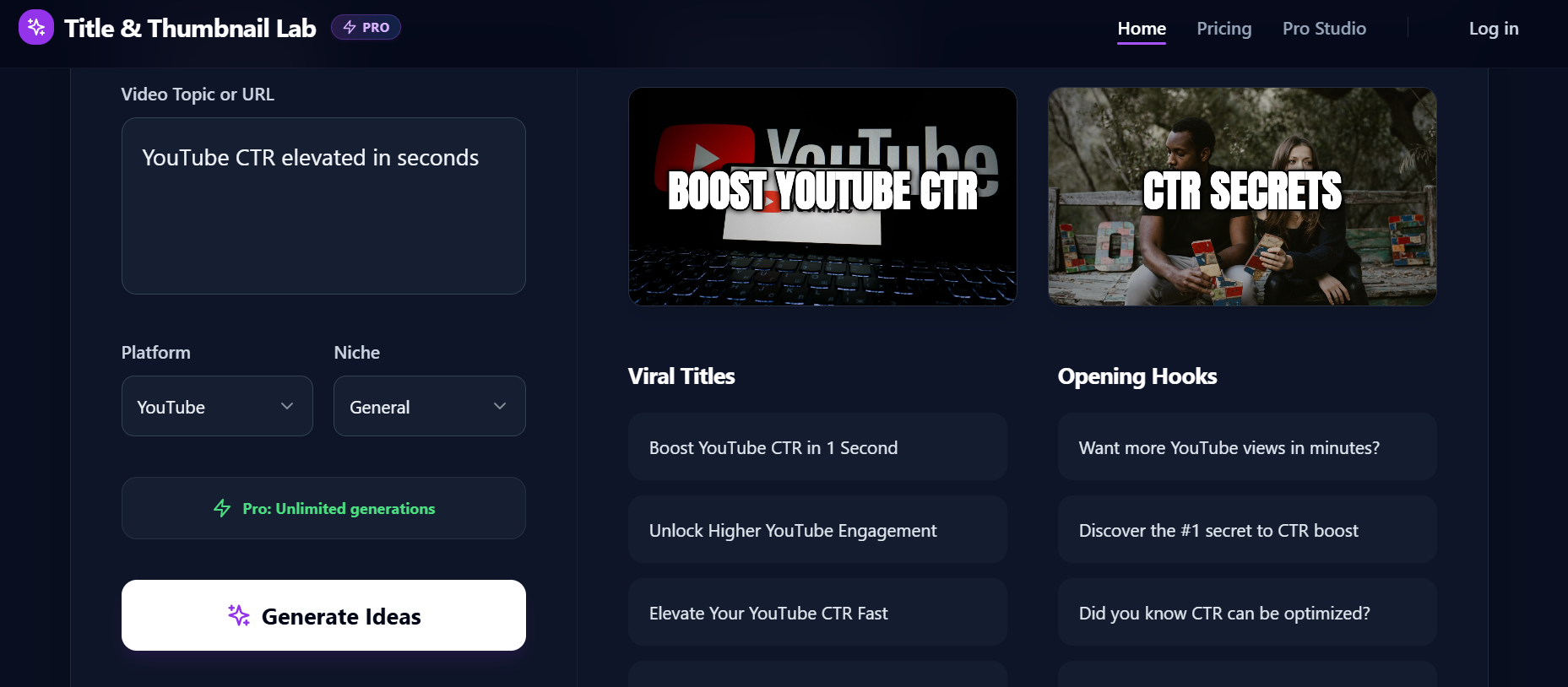 Title & Thumbnail Lab gallery image