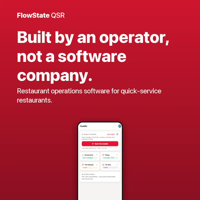 FlowState QSR screenshot 2