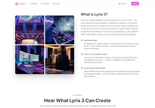 Lyria 3 - AI Song & Music Generator gallery image